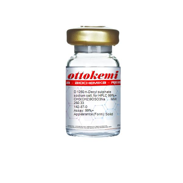 n-Decyl sulphate sodium salt, for HPLC 99%+, D 1250, (1)