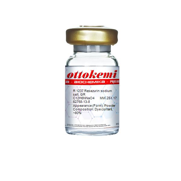 Resazurin sodium salt, GR, R 1237, (1)