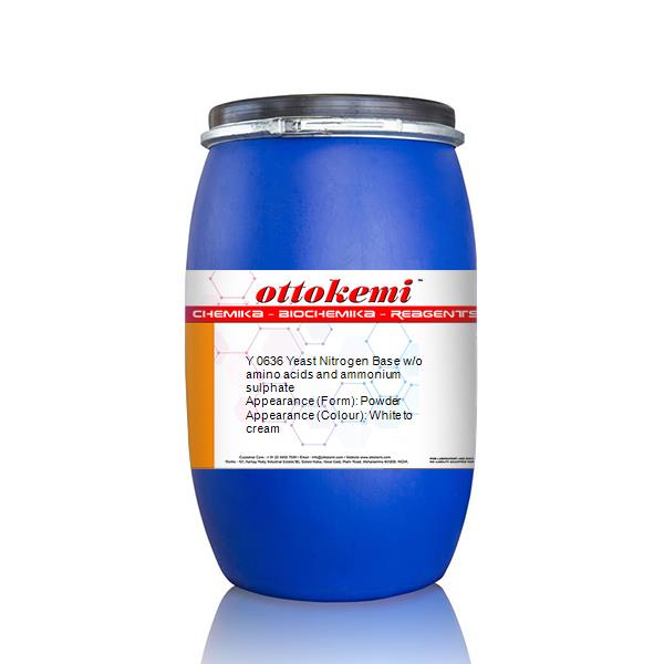 , Yeast Nitrogen Base w/o amino acids and ammonium sulphate, Y 0636, (3)