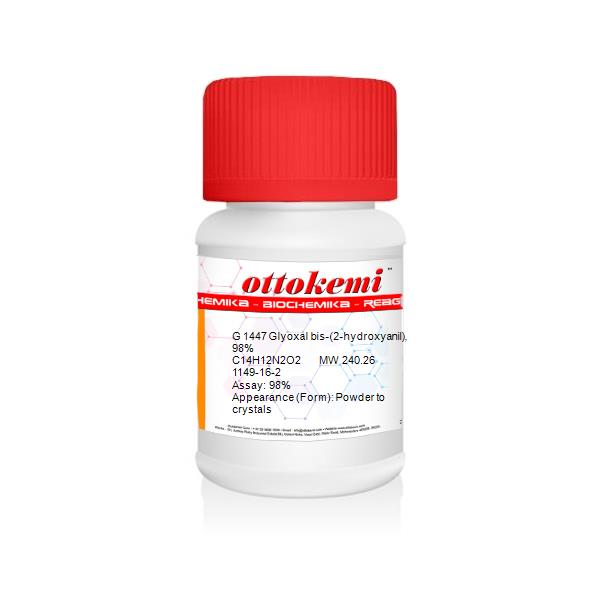 Glyoxal bis-(2-hydroxyanil), 98%, G 1447, (1)