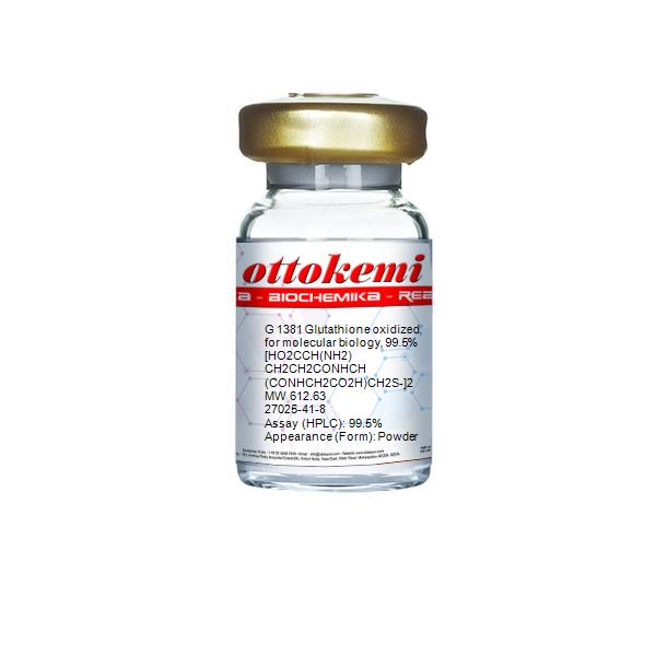 Glutathione oxidized, for molecular biology, 99.5%, G 1381, (1)