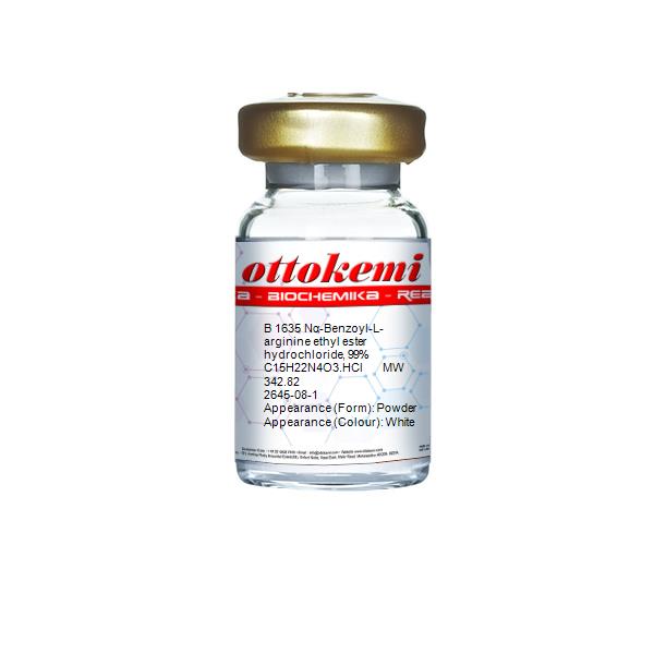 Nα-Benzoyl-L-arginine ethyl ester hydrochloride, 99%, B 1635, (1)