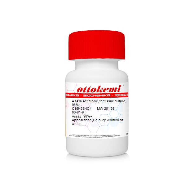 66-81-9, Actidione, for tissue culture, 98%+, A 1416, (3)