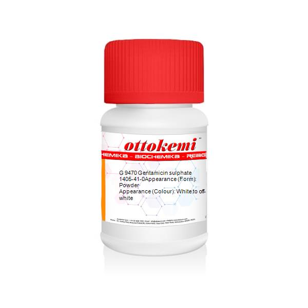 Gentamicin sulphate, 1405-41-0, G 9470, (2)