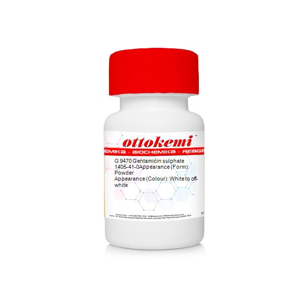 1405-41-0, Gentamicin sulphate, G 9470, (3)