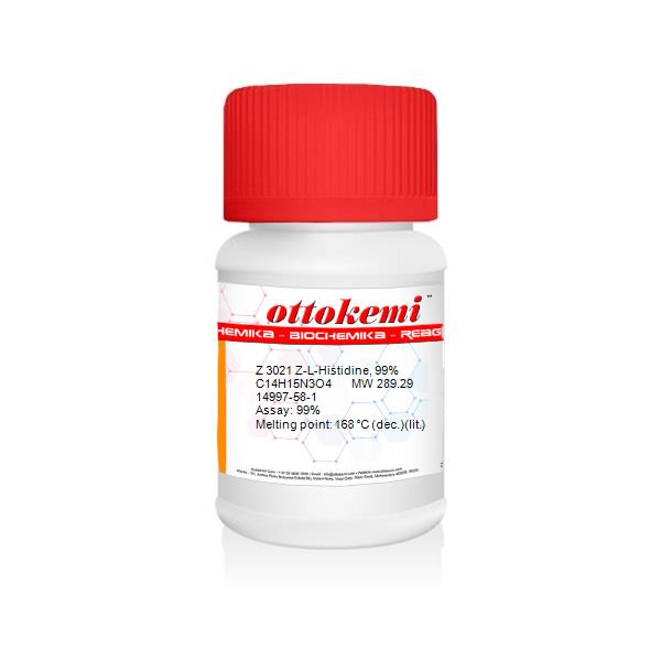 Z-L-Histidine, 99%, 14997-58-1, Z 3021, (2)